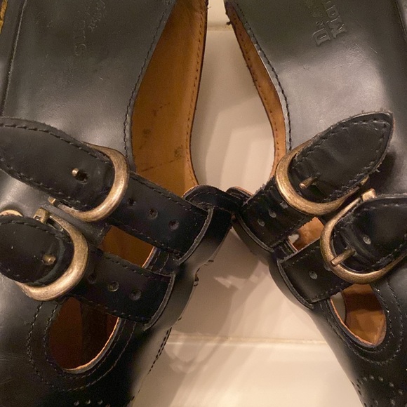 Dr Martens Fouble Buckle Maryjane Black Shoes Sz 4 but fits 6 - Picture 6 of 8